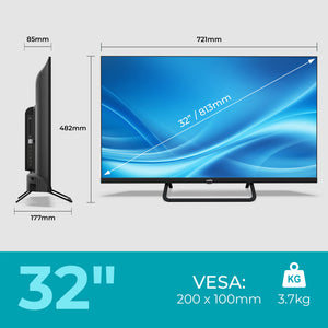 32 Zoll Smart Samsung Plus 12-Volt Traveller Fernseher mit rahmenlosem Display