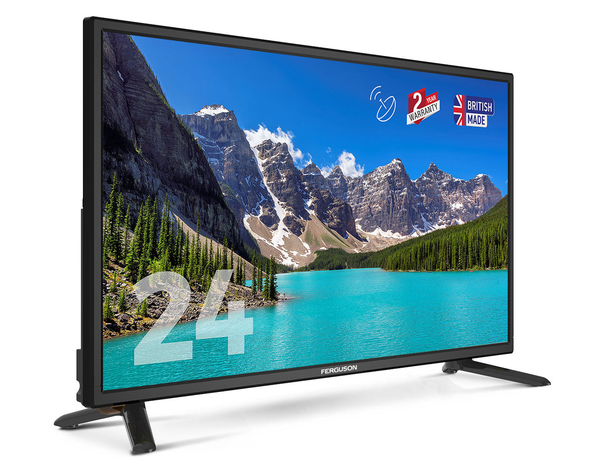 24” HD Ready LED Digital TV with Built-in Freeview (Ferguson brand)