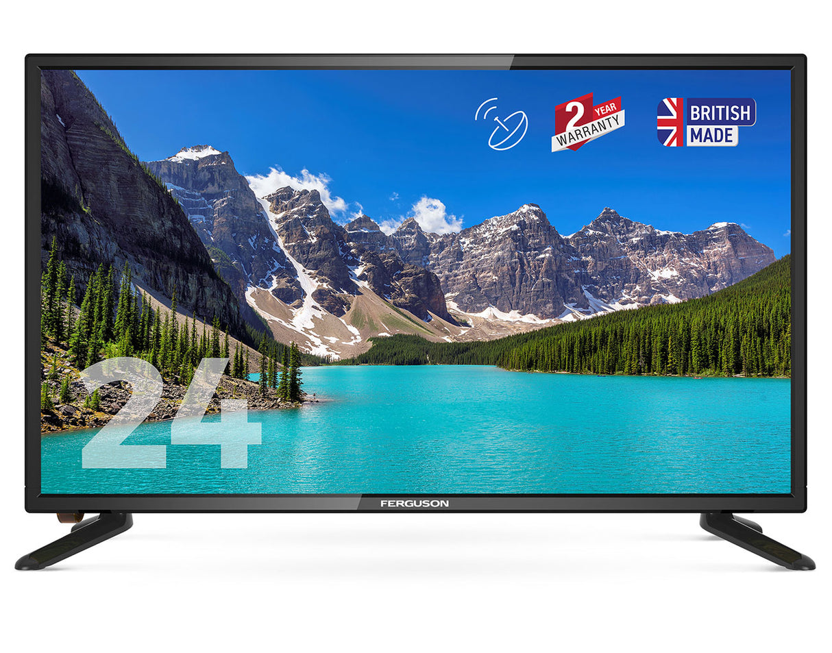 24” HD Ready LED Digital TV with Built-in Freeview (Ferguson brand)