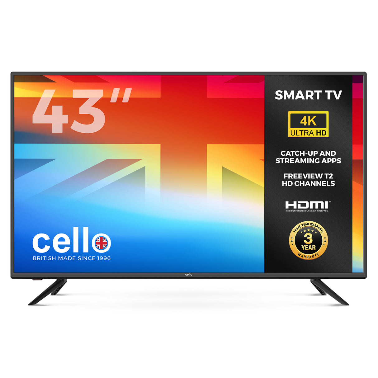 SPECIAL PURCHASE - 43" 4K Ultra HD Smart TV with built-in Wi-Fi