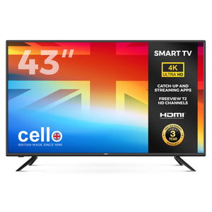 SPECIAL PURCHASE - 43" 4K Ultra HD Smart TV with built-in Wi-Fi