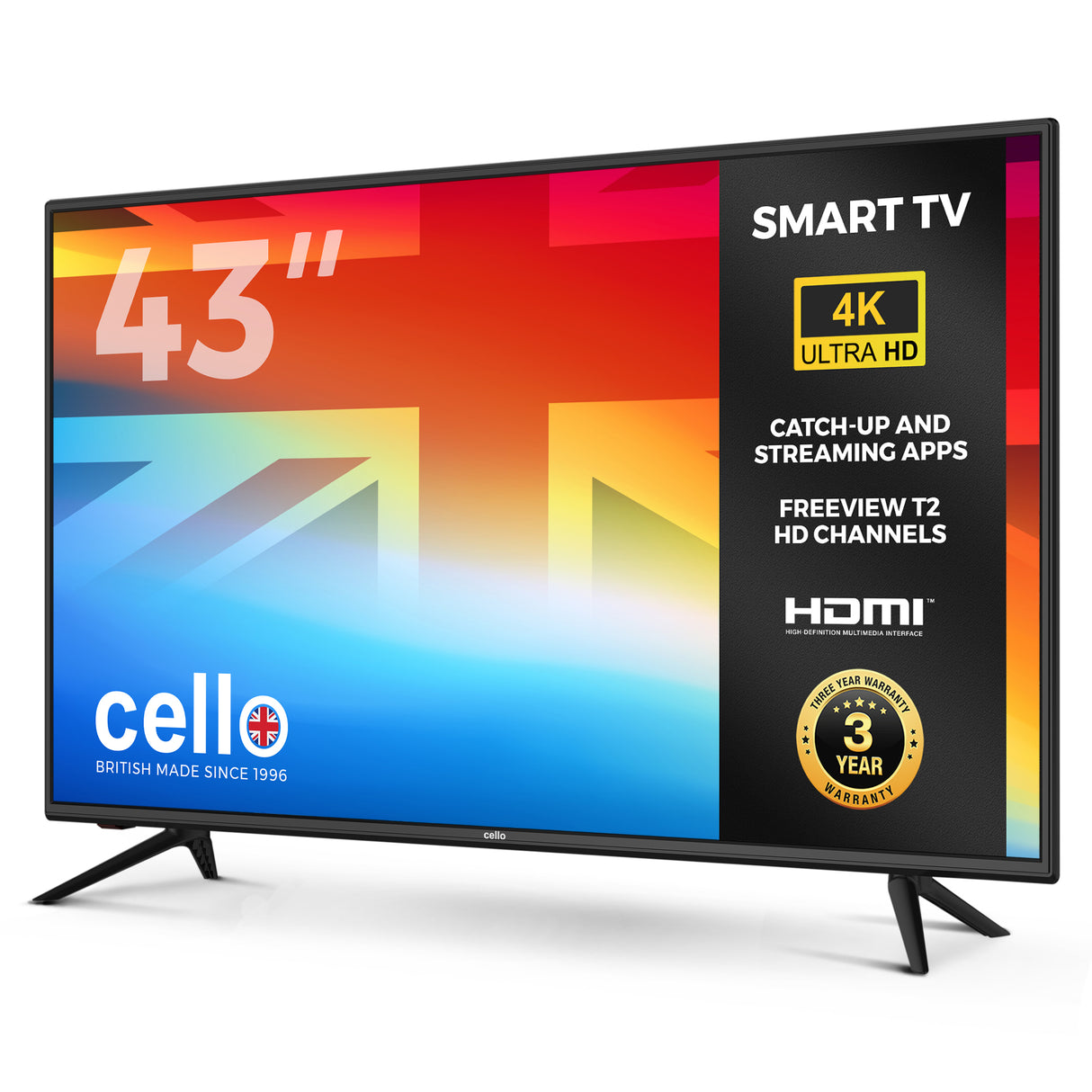 SPECIAL PURCHASE - 43" 4K Ultra HD Smart TV with built-in Wi-Fi