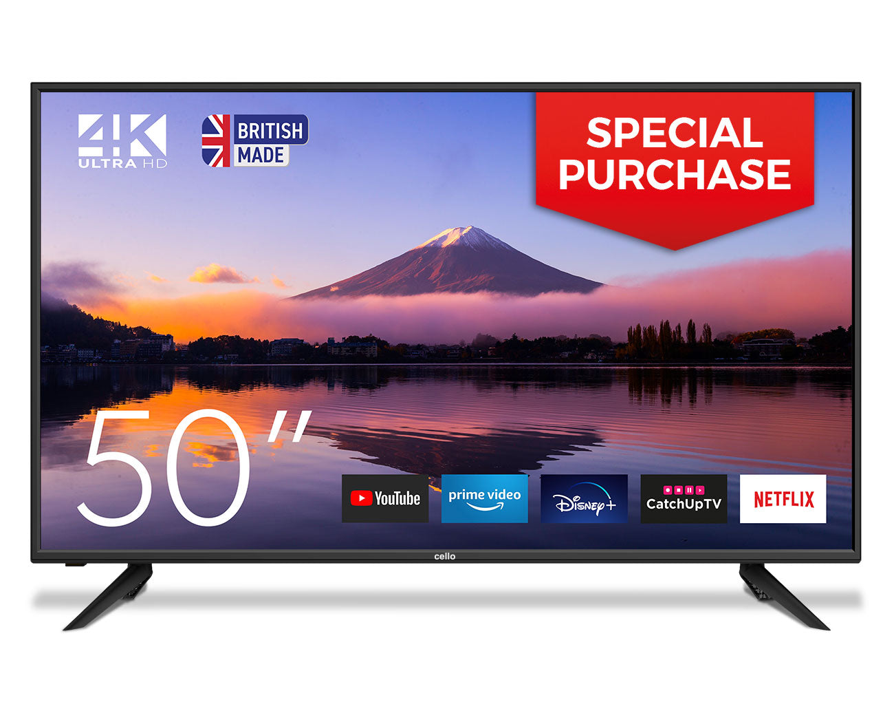 SPECIAL PURCHASE 50" 4K Ultra HD Smart TV built Wi Fi