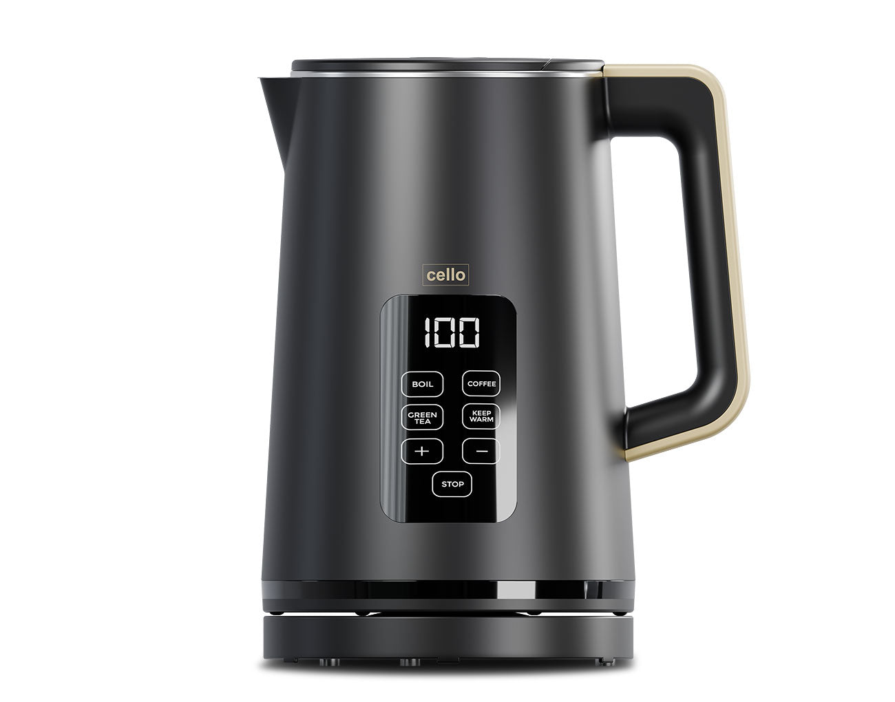Digital Kettle with Temperature Control (Black) – Cello
