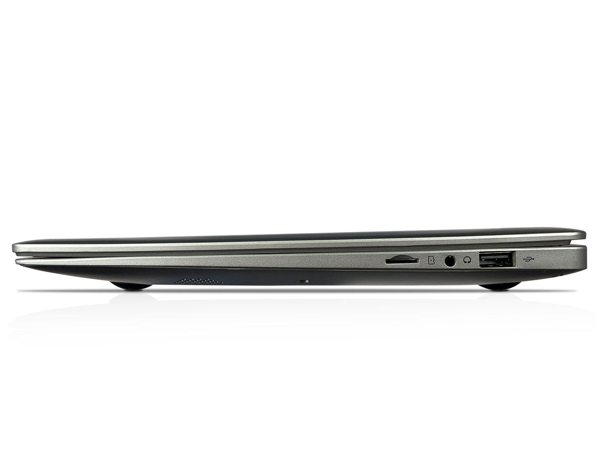 side of 14 inch 128gb cello quad core laptop