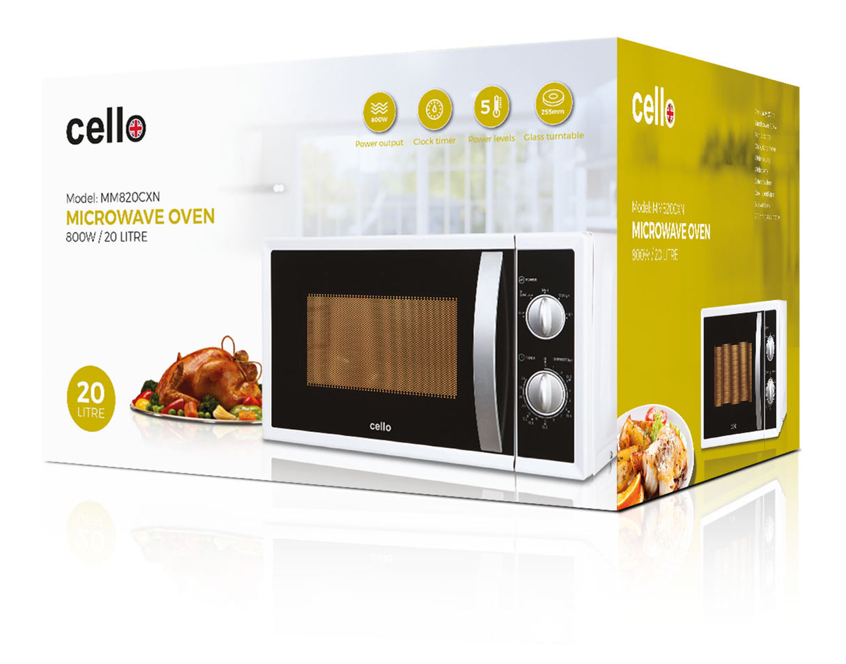 800W Microwave Oven with 20 Litre Capacity (MM820CXN)