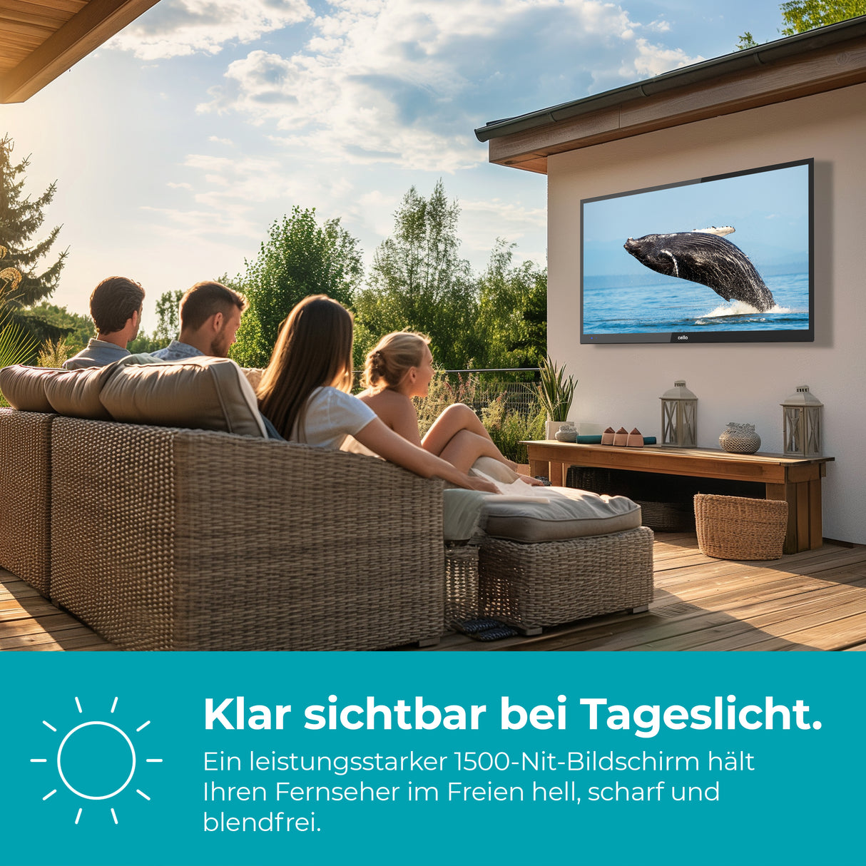 55 Zoll 4K UHD Smart Samsung Plus Outdoor-Fernseher