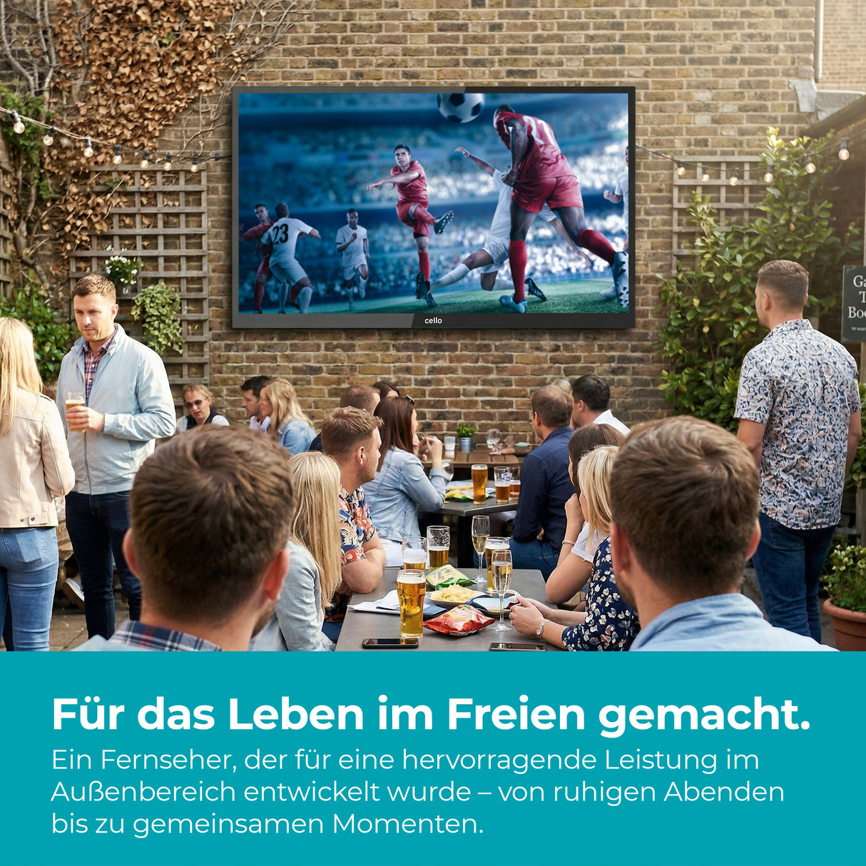 65 Zoll 4K UHD Smart Samsung Plus Outdoor TV (DE)