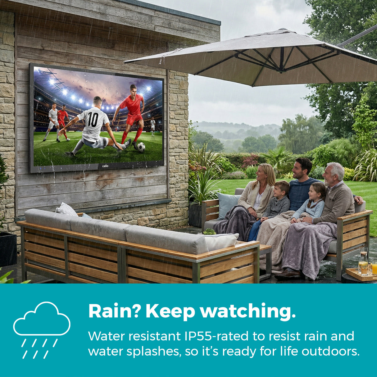 55 inch 4K UHD Smart Samsung Plus Outdoor TV