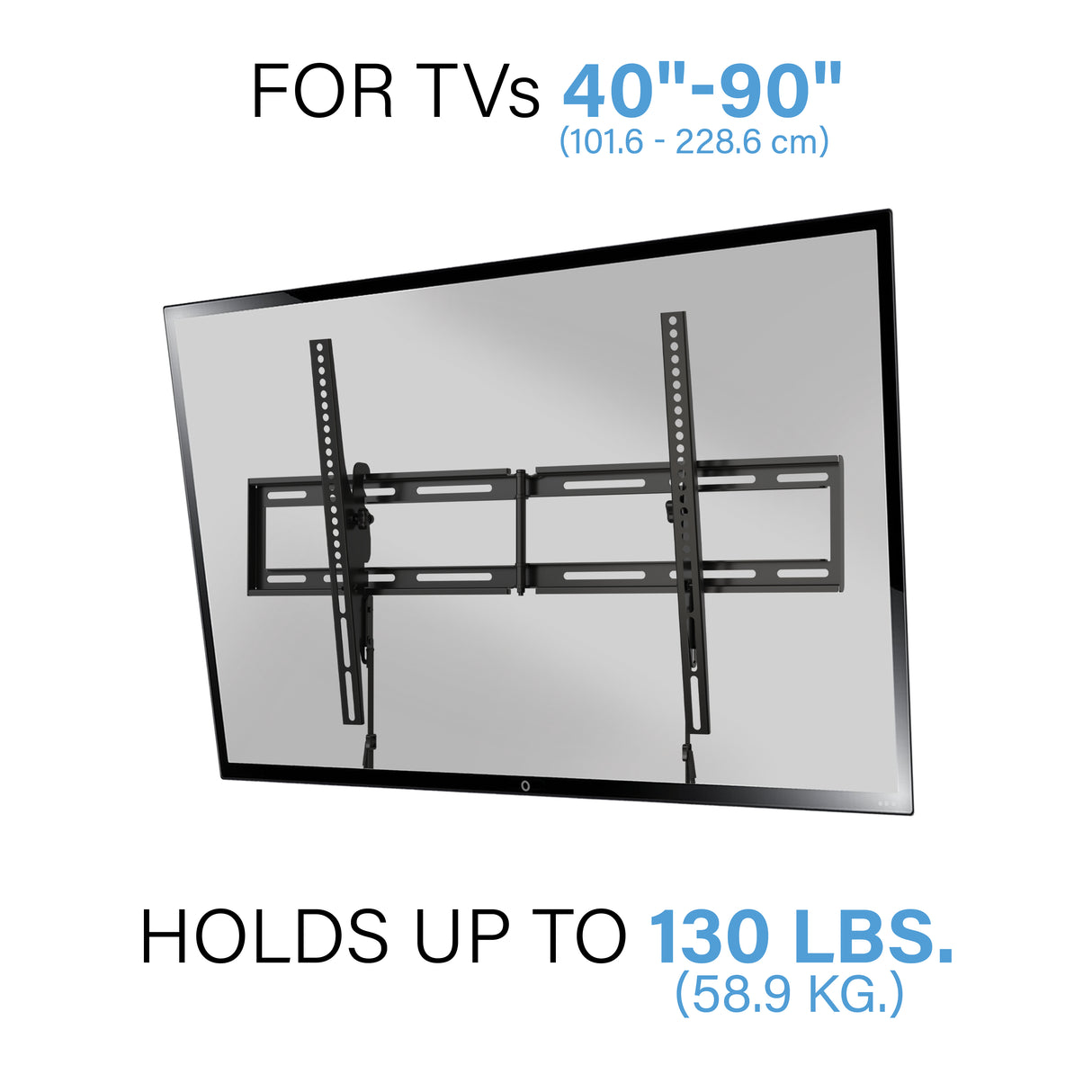 TV Wall Mount with Tilting Adjustment for 40” – 90” LED TVs