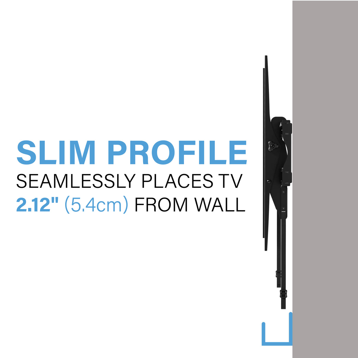 TV Wall Mount with Tilting Adjustment for 40” – 90” LED TVs