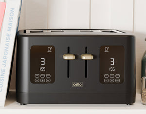 Digital 4 Slice Toaster with Touch Control and Timer