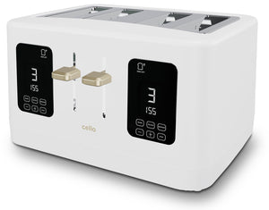 Digital 4 Slice Toaster with Touch Control and Timer