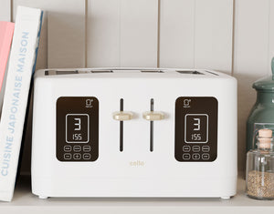 Digital 4 Slice Toaster with Touch Control and Timer