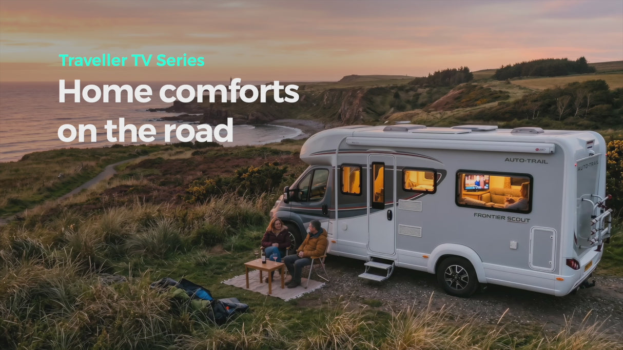 24 inch Smart Samsung Plus 12-Volt Traveller TV with Pitch Perfect Speakers