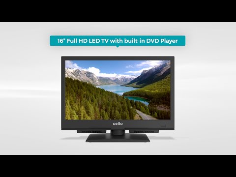 16” Full HD LED TV with built-in DVD Player & Perfect Pitch Sound