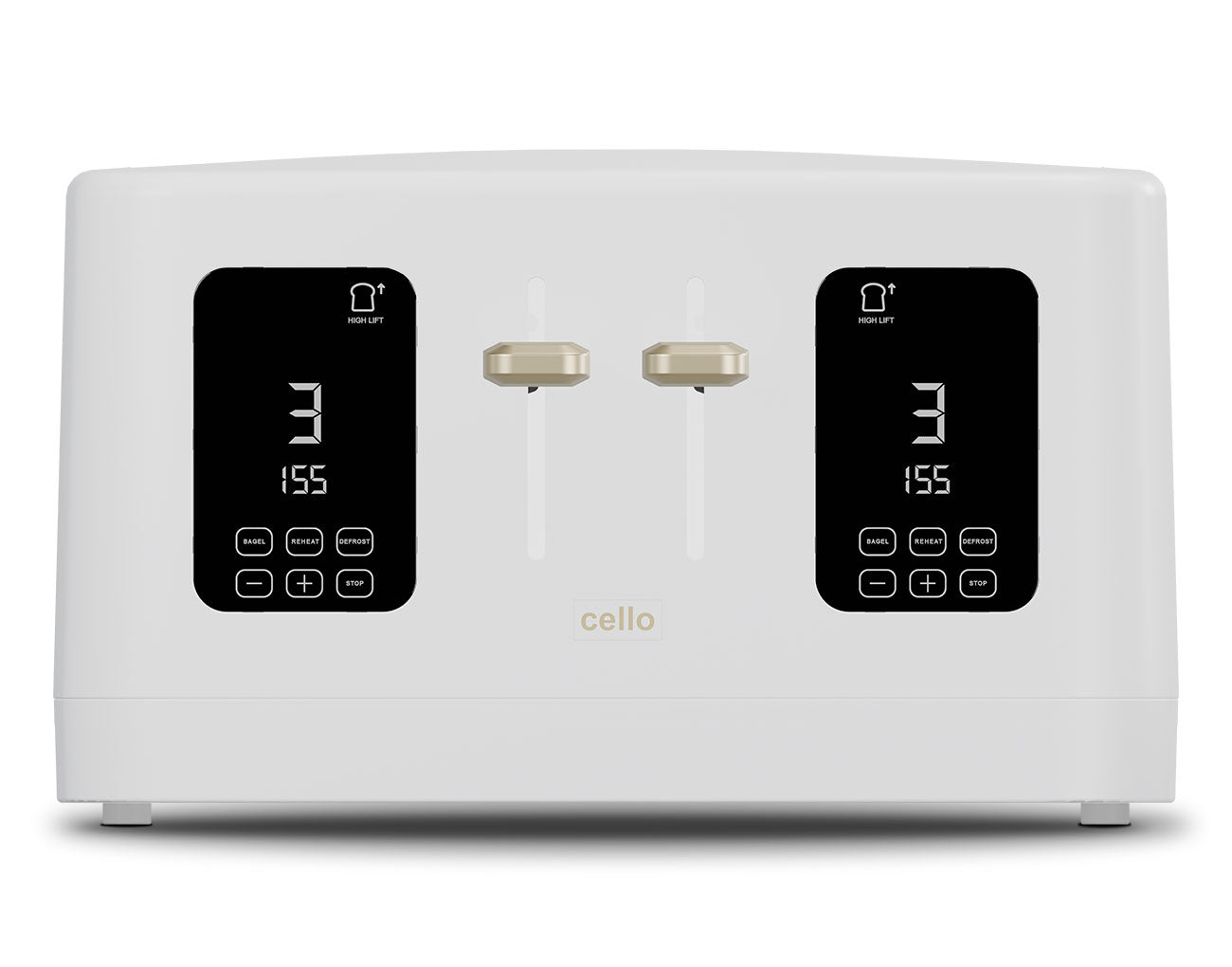 CLEARANCE Digital 4 Slice Toaster Touch Control Timer